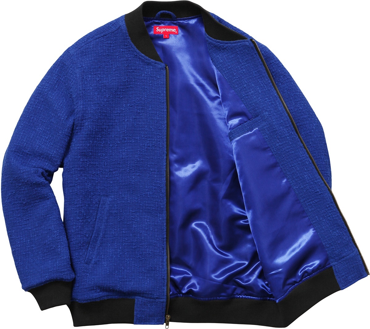 Bouclé Varsity Jacket view 3